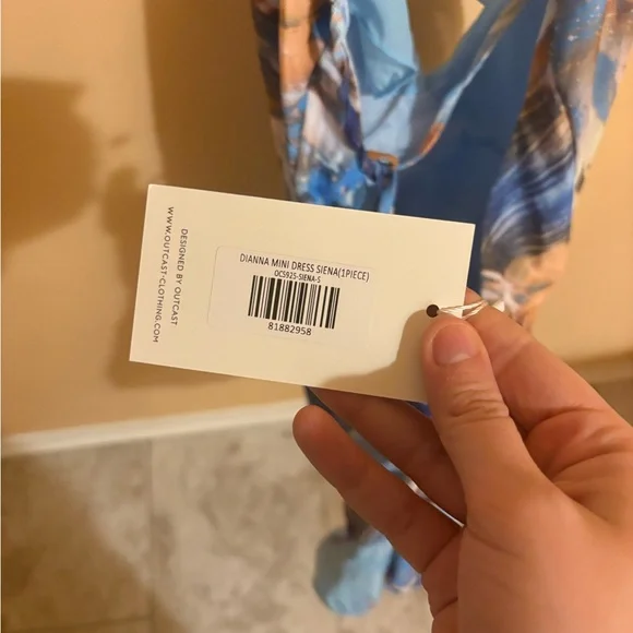 NWT Outcast Dianna Mini Dress in Siena - Picture 9 of 9